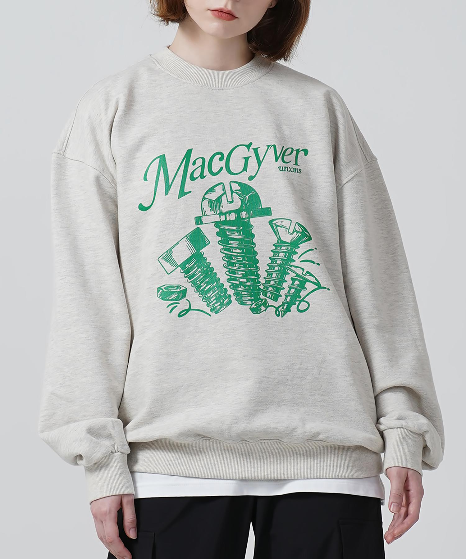 Gakkai Unions Macgyver Sweatshirt Oatmeal Oatmeal/L