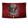 1pc Ottoman Empire Flag Banners Four Hole Flag Polyester Outdoor Decor Room Aesthetic