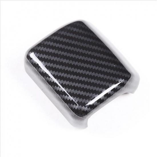 Carbon fiber look Gear Shift Knob Cover Trim 1pcs For Toyota Tundra -2024