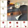 Chinese Style Mini Chinese Fan with Pendant Handheld Bridal Group Fan Tassels Vintage Chinese Silk Fan Chinese Wedding