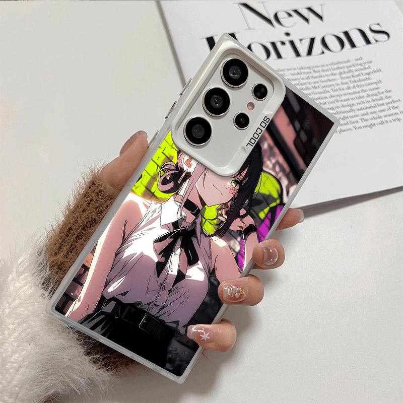 Anime Character R-Reze CSM Soft Phone Case for Samsung Galaxy S24 S25 FE S26 Edge S23 Ultra S22 Plus S21 + Shockproof Cover Back