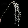 Winter Wedding Decor Faux Crystal Christmas Tree Picks, Acrylic White Glitter Sprays for Holiday And DIY Arrangements Wreath Centerpieces, Faceted