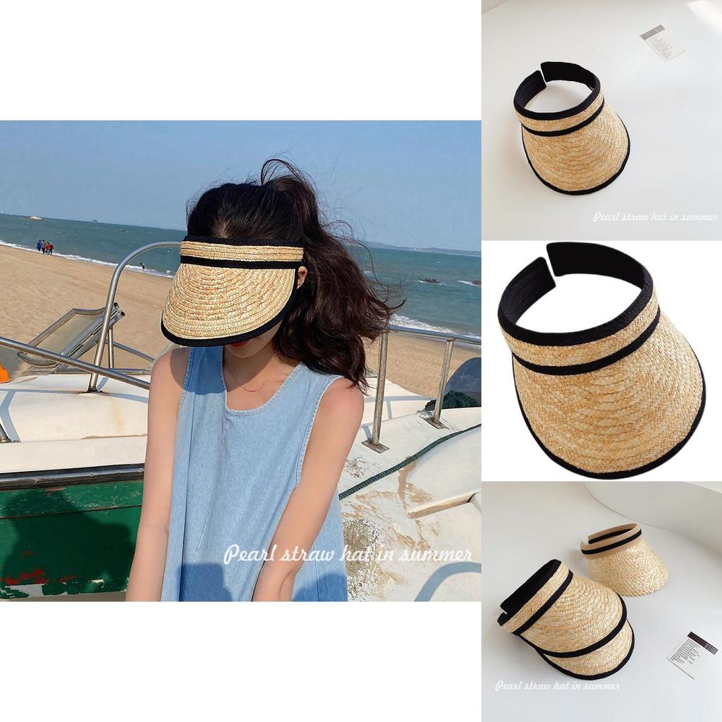 Stylish Korean Uv Shielding Sun Hat For Women Adjustable Breathable Design