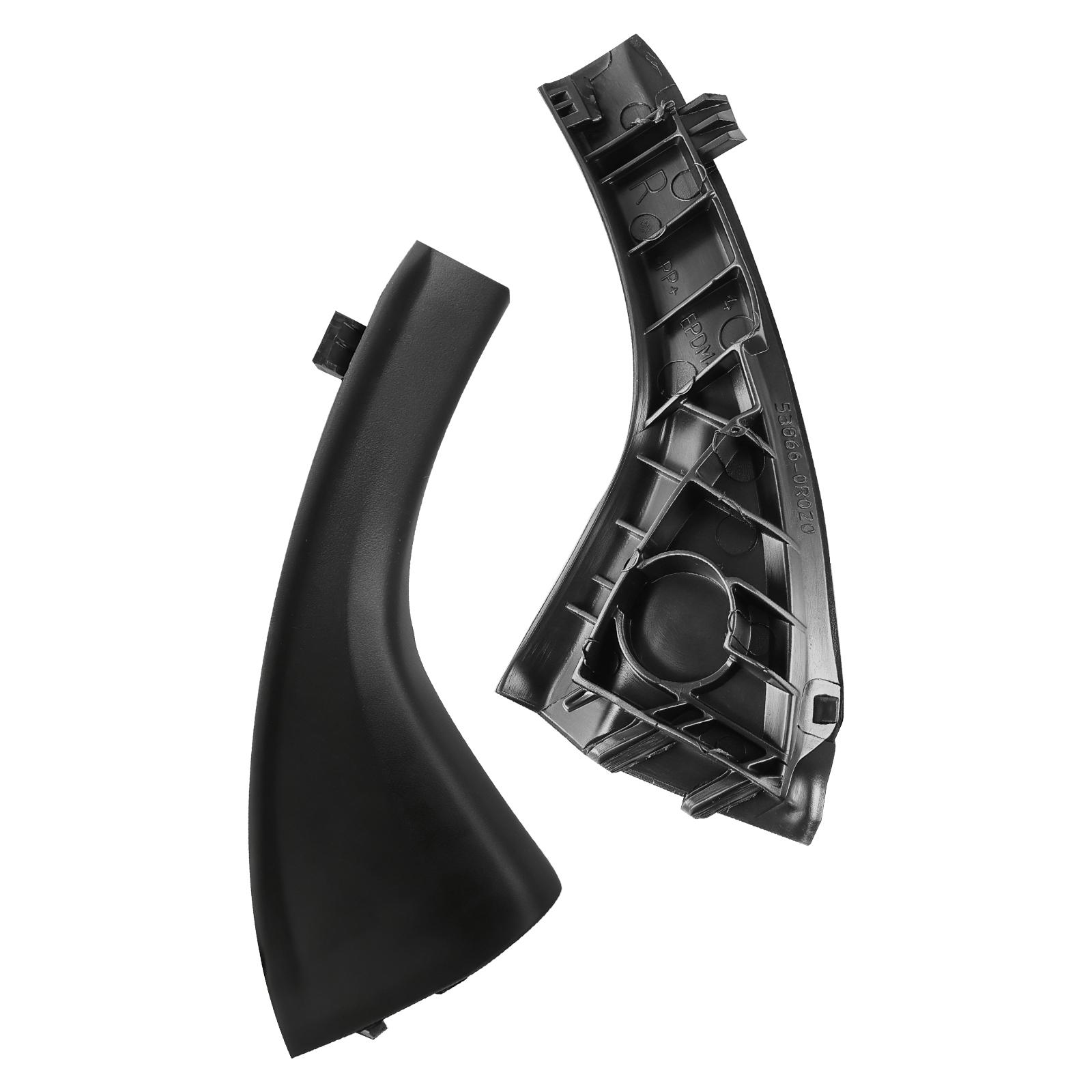 

2Pcs Car Front Windshield Wiper Cowl Extension Trim Clip-on Outer Cover for Toyota RAV4 RAV-4 2006 2007 2008 2009 2010 2011 2012 чорний