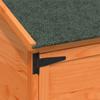 Garden Shed Brown 59.5 x 56 x 176.5 cm Solid Spruce Wood