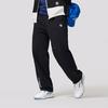 Li-Ning Badfive Moisture-Wicking Loose Straight-Leg Knitted Sports Pants Men Bottoms Black AKLU201-1