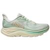 Hoka One One Clifton 10 Weit Bequem Vielseitig Atmungsaktiv Langlebig Niedrig geschnittene Laufschuhe Damensneaker Grün Grau Beige 1162050-SJD