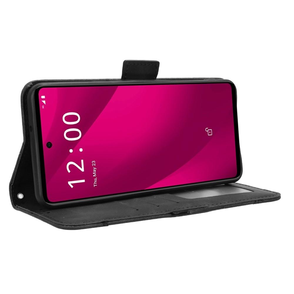 T Phone 2 Pro 5G Flip Case, Card Slot, Black