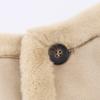 Women Reversible Stand Collar Long Sleeve Short Jacket Winter Casual Loose Versatile