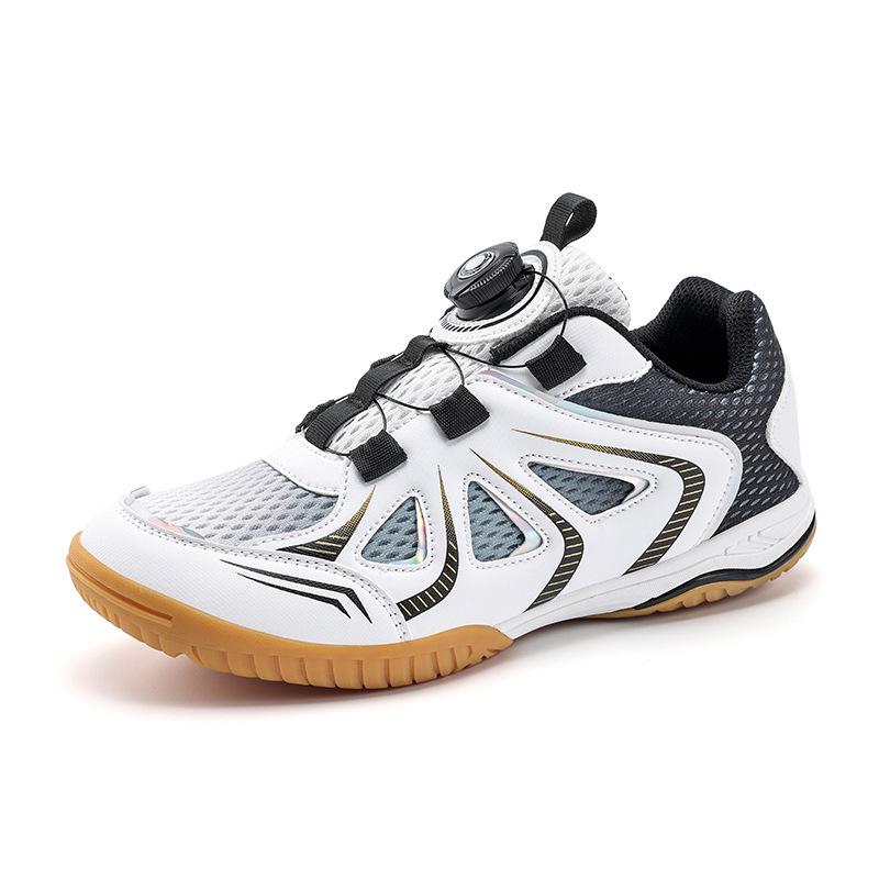 

Breathable Mesh Table Tennis & Badminton Shoes for Men, Women, and Kids – Parent-Child Dynamic Training Footwear 40