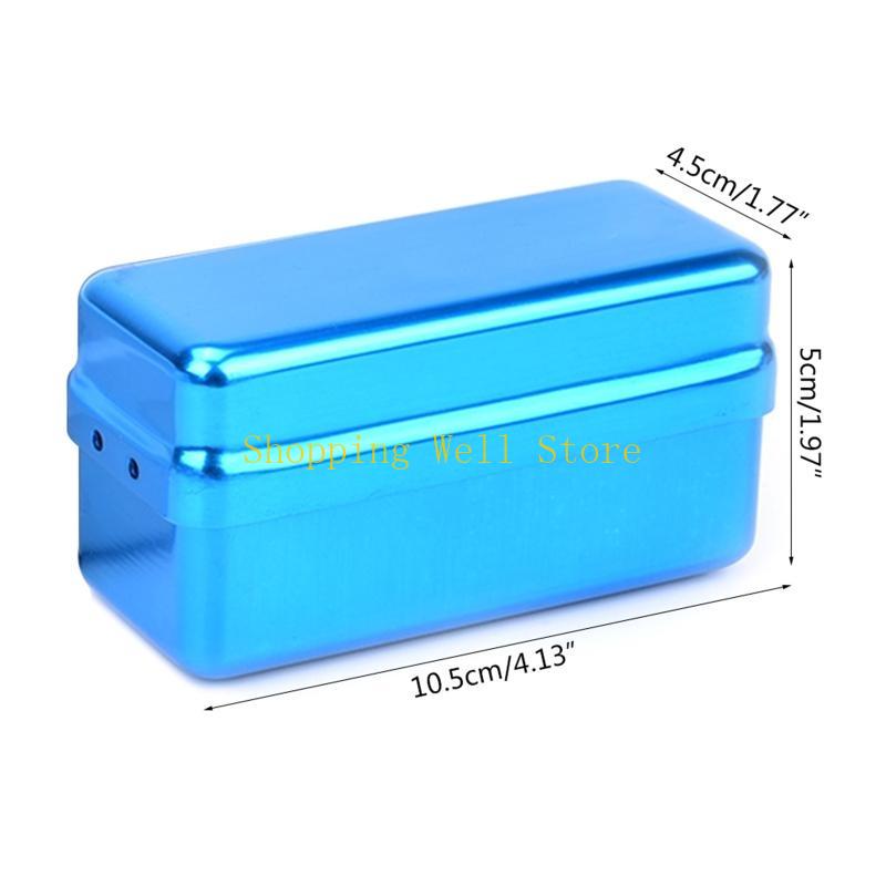 KX4B 72 Hole Aluminium Autoclave Sterilizer for Case Burs Dental Files Holder Box For Oral Care Tools