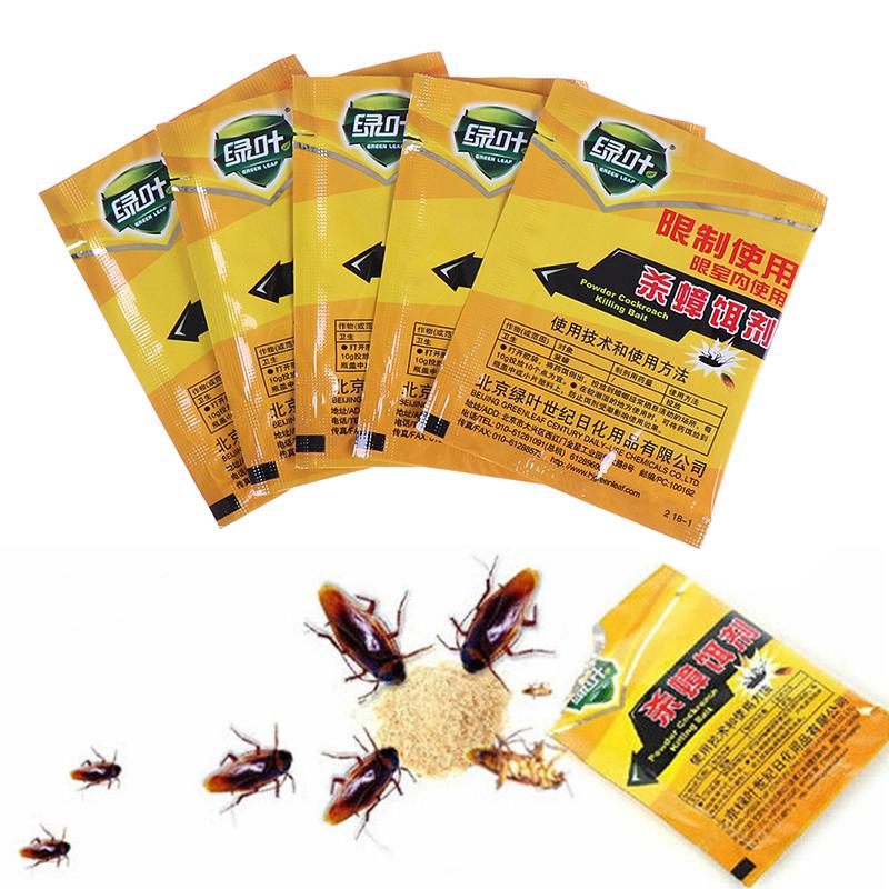5 Bags Anti Pest Cockroach Killer Home Gardening Medicine Cockroach