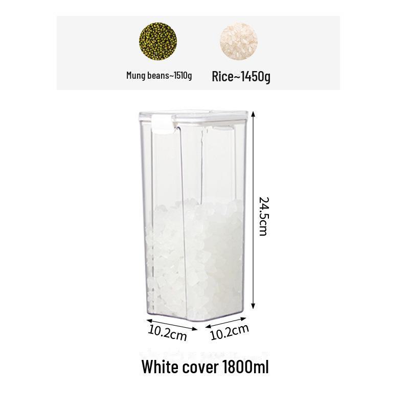 Kitchen Food-Grade Transparent Plastic Sealed Pickle and Grain Storage Jar