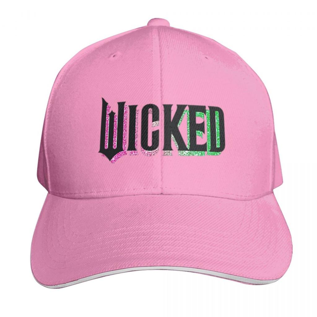 Wicked Movie Glinda And Elphaba Logo Cap Fashion Casual Baseball Caps Adjustable Hat Hip Hop Summer Unisex Baseball Hats