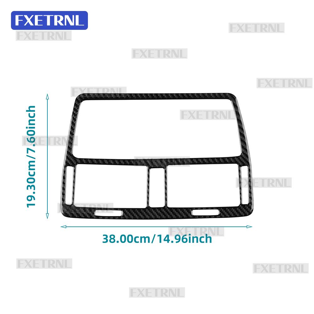 Soft Carbon Fiber Sticker For Skoda Octavia 2005 2006 2007 2008 2009 2010 2011-2013 1z3 1z5 A5 Car Central Control Air Outlet
