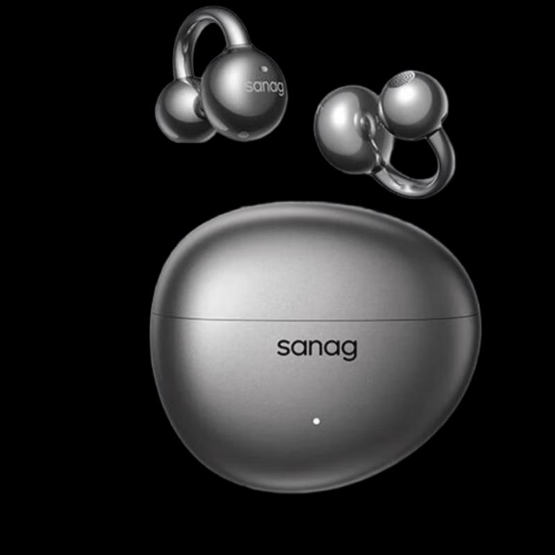 SANAG S7S AI Ear Clip Open-Ear Bluetooth Headset