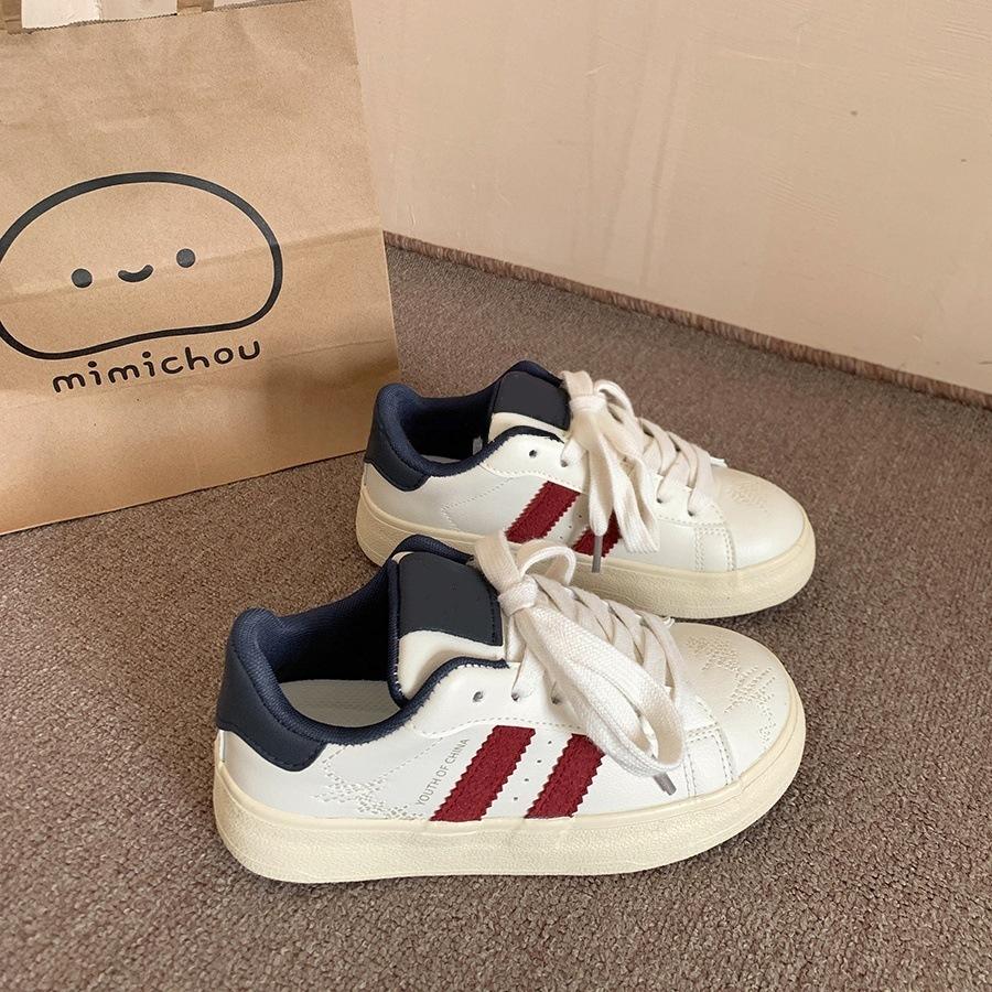Summer breathable board shoes women's new casual versatile canvas student sports platform retro little white shoes