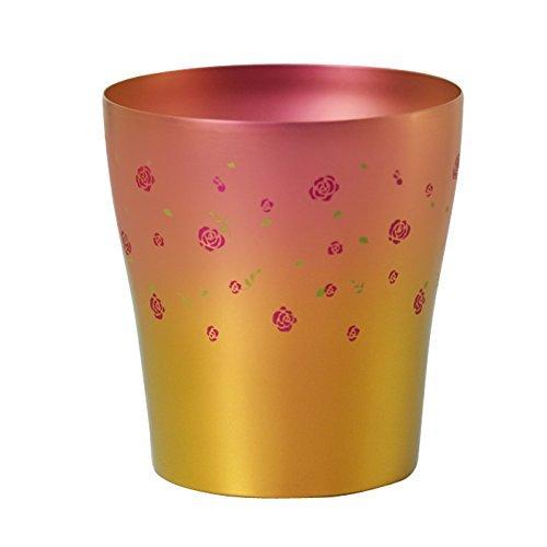 HORIE Pure Titanium Double-Walled Tumbler, Hana Titanium, 250cc, Rose Pink, Made in Tsubame, Niigata Prefecture, T-15-BR250P