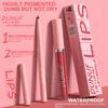 2 In 1 Set: Waterproof Dunuf Lip Liner Lip Gloss