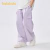 Balabala Children's Work Pants - Girls' Quick Dry Fashion Pants for Summer