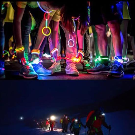 1 Set Glow Decorative Stick Kit Transformable Wearable Exciting Accessories for Glowing Nighttime Fun Stick Toys