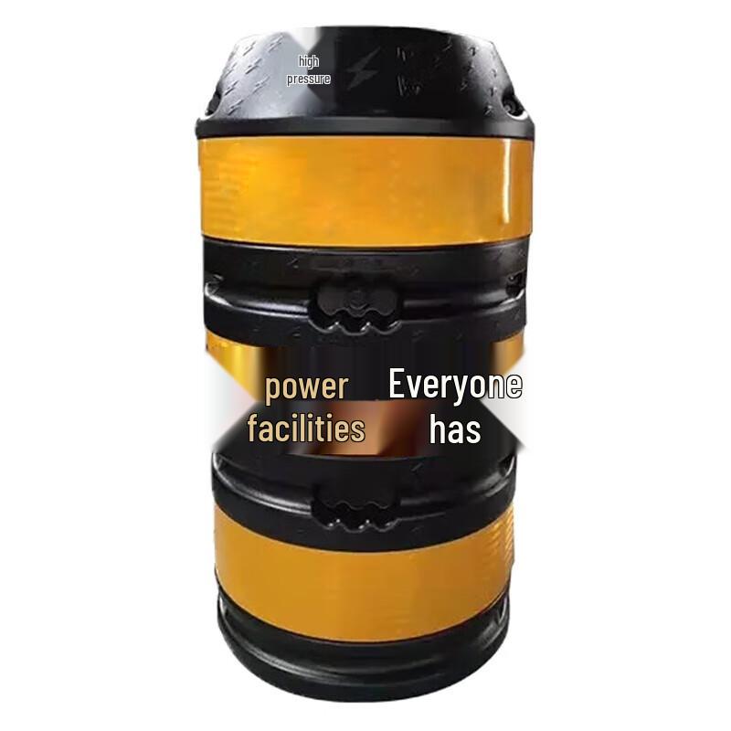 YTYUTONG FZD-1245 Yellow-Black Traffic Barrier CN plug (adapter included)