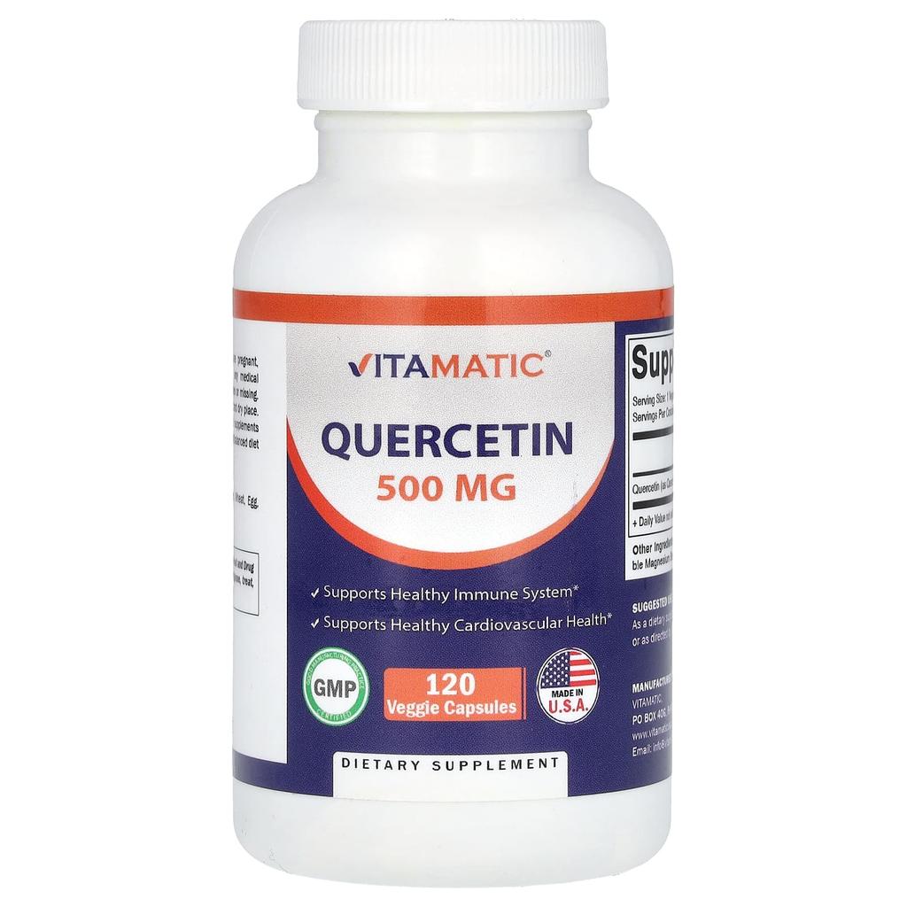 Quercetin, 500Mg, 120 Veggie Caps