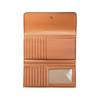Michael Kors Jet Set Signature Coated Canvas Wallet Large Women's Brown