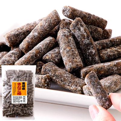 Tennen Seikatsu Black Sesame Kinako Bar Soybean Flour Bar Soybean Flour Black Sesame Candy Snack Value Domestic Manufacturer Bag (1 (500g))