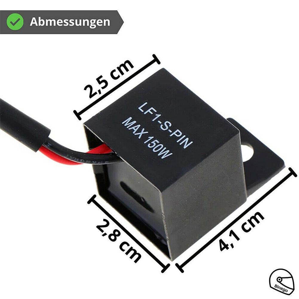 Car Motorcycle Switch Adjustable LED Indicator Relay 2 Pin 12V Flasher Relay Load Independent Flasher For Yamaha R1 R6 FZ1 FZ6