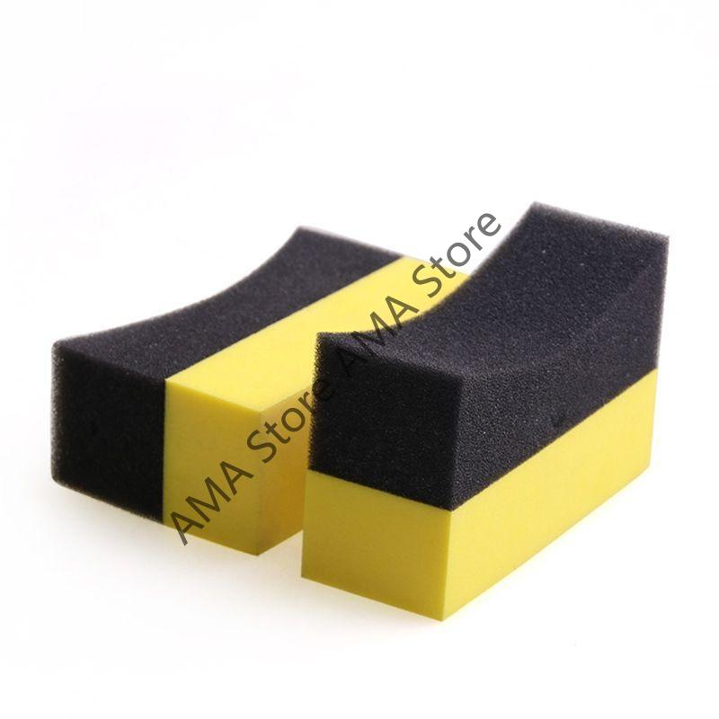 X7JF Auto Tire Sponge Brush Wheel Waxing Polishing Sponge Washing Cleaning Brush 6pcs