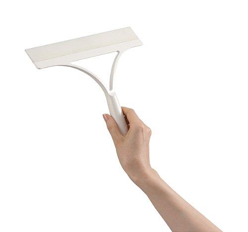 Yamazaki Sangyo Satto Water Drainage Wiper White