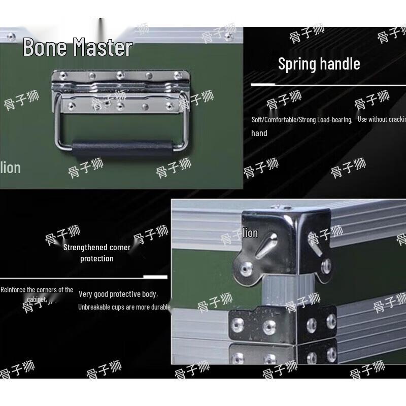 Guzi Lion Double-Layer Aviation Storage Box