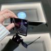 Mode Vintage Quadratische Sonnenbrille Damen Herren Markendesigner Retro Sonnenbrille Weiblich Männlich Rahmen Punk Spiegel