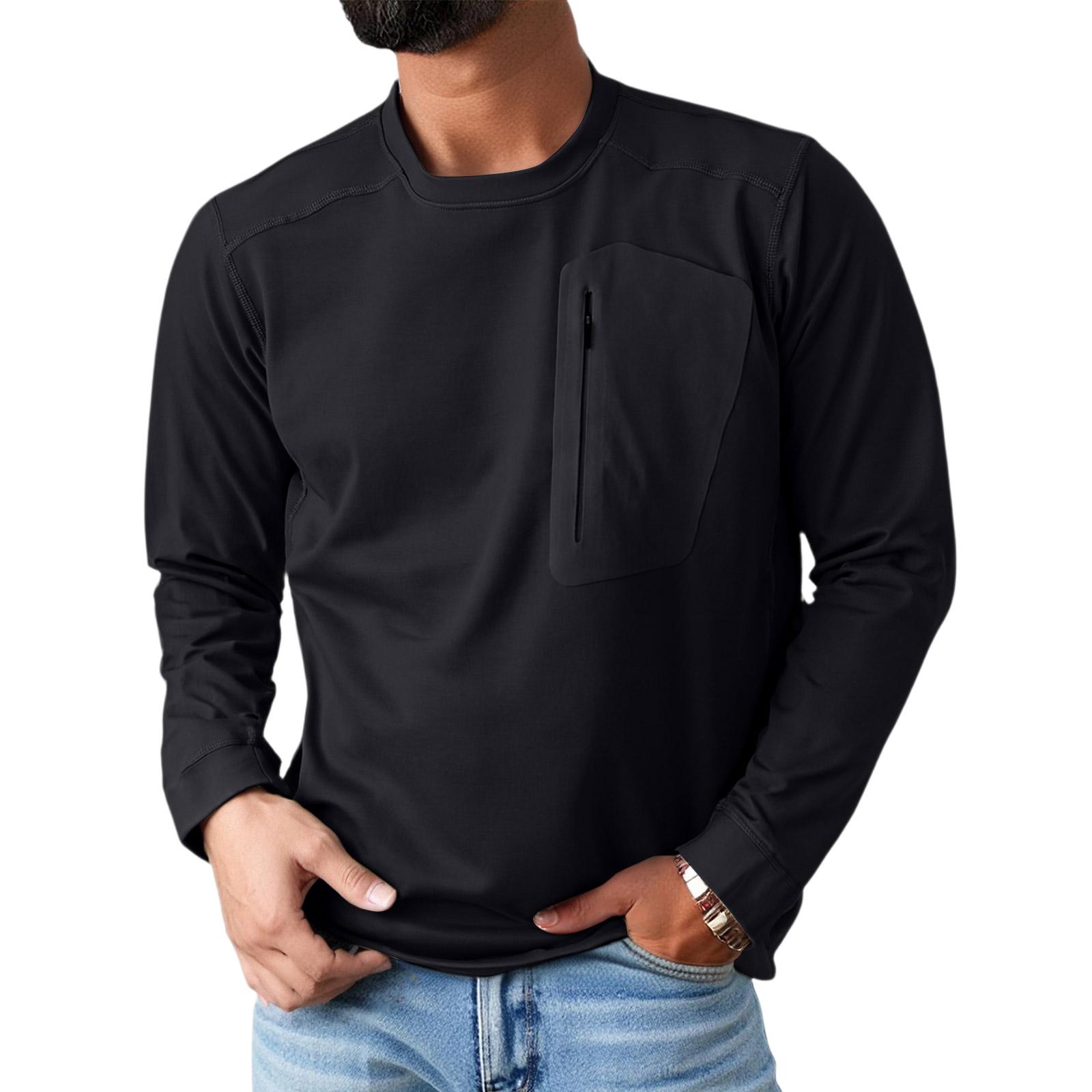 

Мужская толстовка Тренд Свободная Круглый вырез Пуловер XXXL