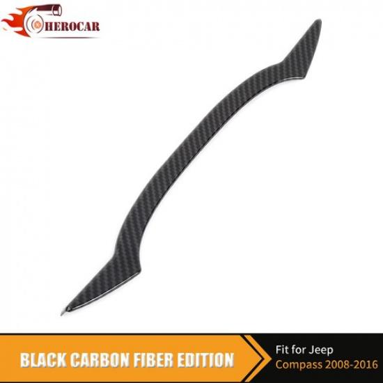 Carbon Fiber Dash Meter trument Box Cover For Jeep Compass Patriot 2008-2016