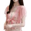 New Women's Short Chiffon Shawl, Versatile Summer Cardigan, Lightweight Outerwear