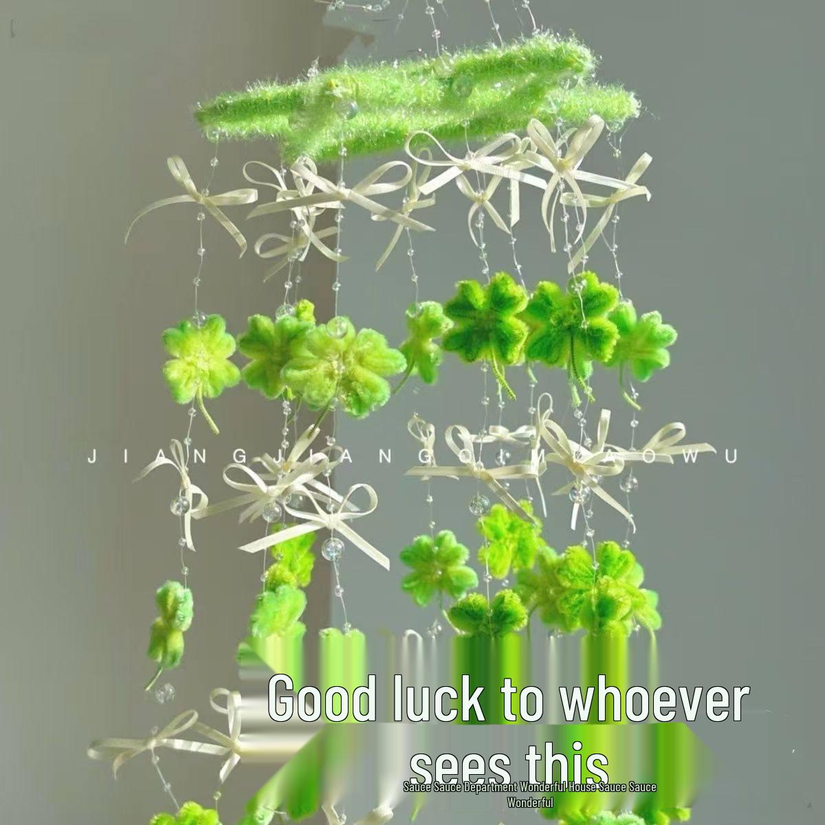 

Lucky Four-Leaf Clover Wind Chime DIY Kit - Handmade Gift for Best Friend