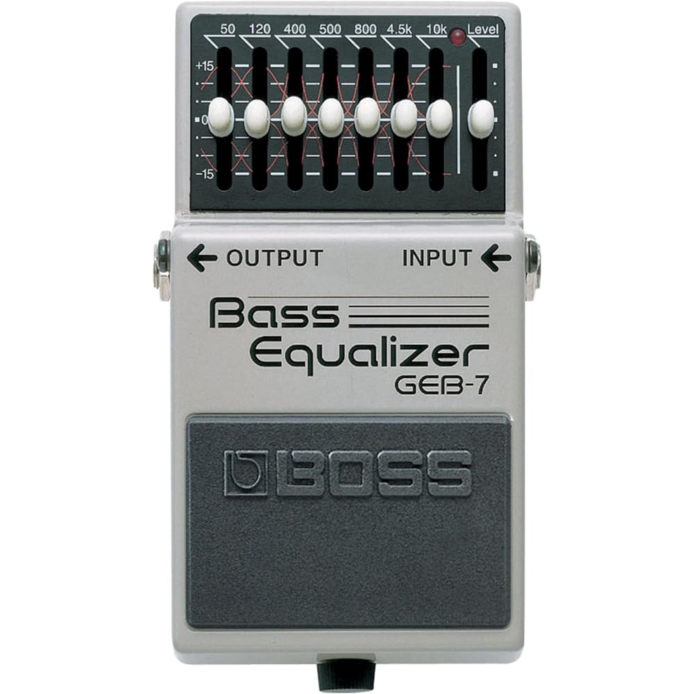 BOSS GEB-7 Bass Equalizer 7 Bands Adjustable Frequency Compact Audio Effect Pedal
