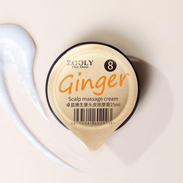 ZOOLY - №8 Успокаивающий массажный крем для кожи головы с имбирем (1шт) 1pc - 25ml