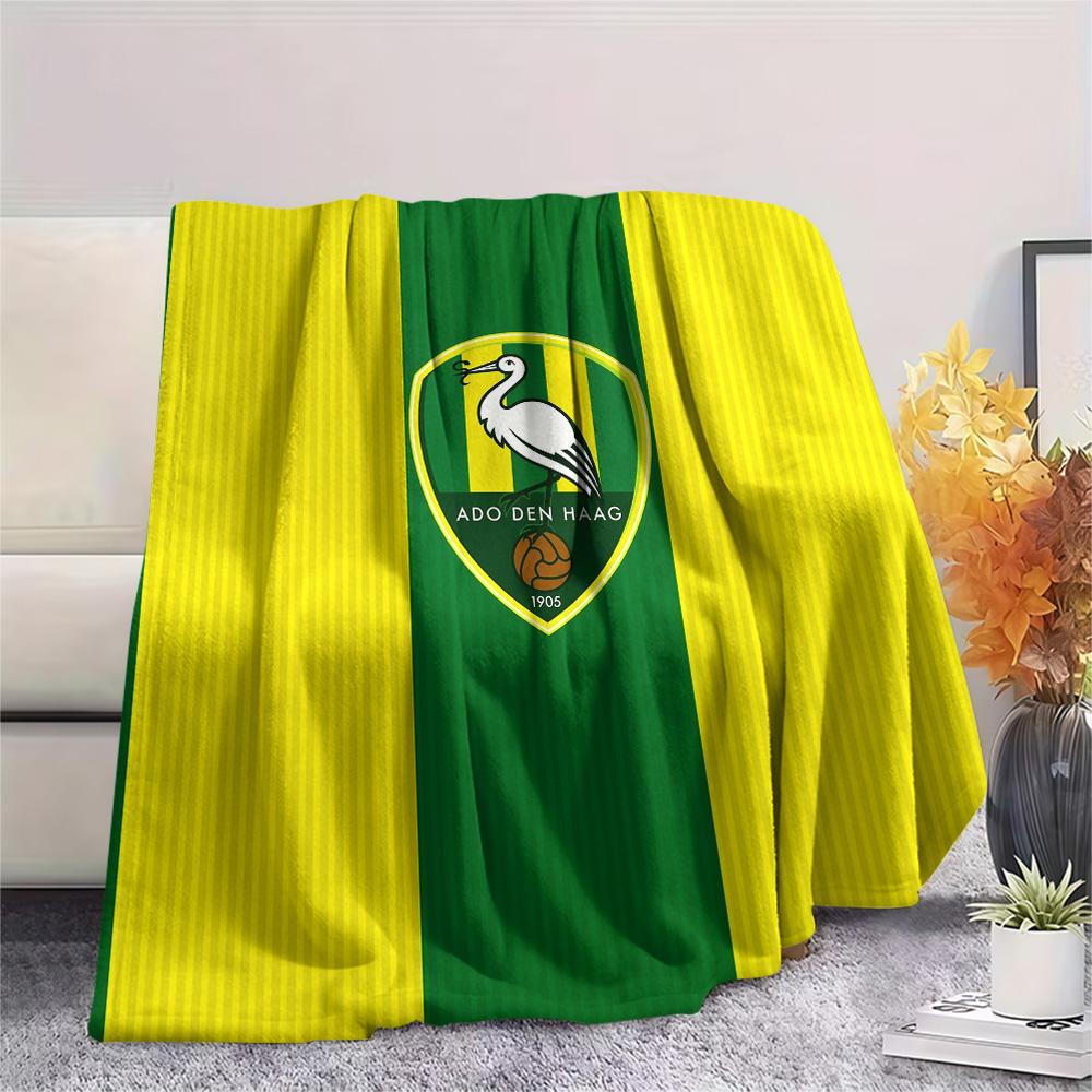 Coperta in Flanella con Stampa The Hague Football Club, Alta qualità Confortevole per Tutte le Stagioni, Arredamento per la Casa, Calore e Comfort