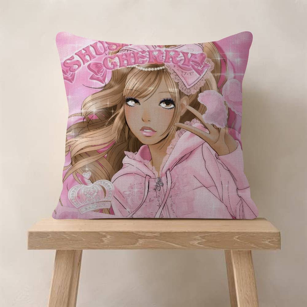 Anime GGyaru Gyaru Girls   Personalized Pillow Dust Cover Bedroom Kids Party Decoration Pillowcase Birthday Children Gift