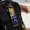 Anime Metal Hollow Out Keychains Bookmark Cute Jet Manga Fashion Bag Key Tag Jewelry Accessory Key Ring Holder Gift Anime