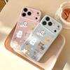 Oil Painting Cute Puppy Is Suitable for Apple 17promax Mobile Phone Case 16pro Korean 15/14 High Value 13 Bright Surface