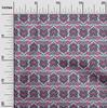 oneOone Cotton Flex Fabric Floral & Paisley Block Print Sewing Fabric BTY 40 Inch