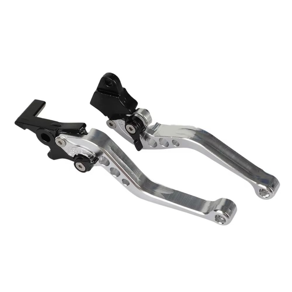 1Pair Double Disc Motorcycle Brake Levers Motorcycle Handlebar Levers  Motocross Modification Parts