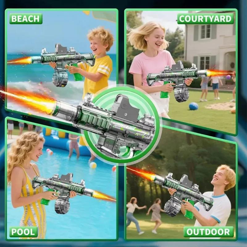 Non-Toxic New Water Gun M416 Electric Toy High Pressure Fully Automatic M416 Rifle Adult Children And Children Summer Games Beach Pool Toys