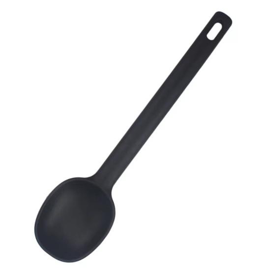 Practical Heat Resistant Universal Kitchen Spoon Silicone Cake Soup Shovel Daily Use