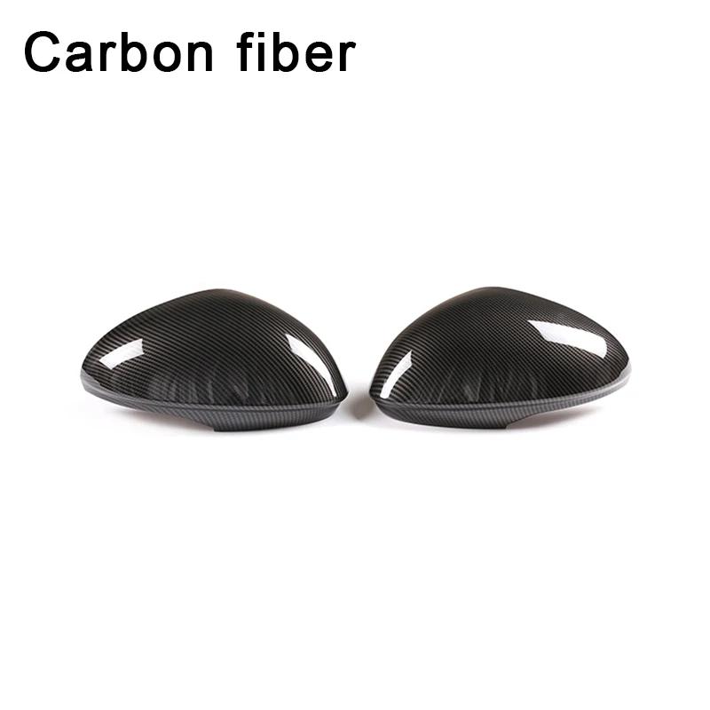 Car Side Rearview Mirror Cover For Alfa Romeo Giulia 2017 2018  - ABS Carbon Fiber Trim Decorate Shell Accessories