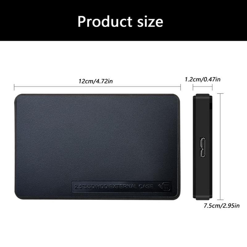 Hard Disk Box USB3.0 Hard Disk Case 2.5inch External Enclosure Box External Case for PC Laptop Accessories